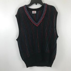VTG bleyle Striped Sweater Vest Multicolor M